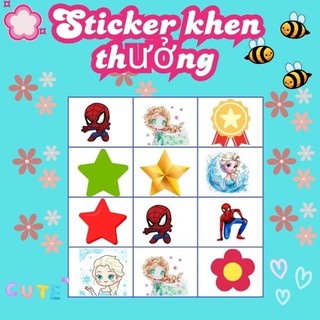  Sticker khen thưởng học sinh -  Giáo cụ dạy học 