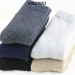 SIRENXI  Đôi Tất Len Thể Thao Giữ Ấm Mùa Đông Thời Trang Cho Nam