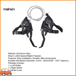 [Ma] 1 Bộ Cần Số Xe Đạp Di Động Phụ Kiện Đi Xe Đạp Tay Cầm Tiện Dụng Xe Đạp Sang Số Chống Biến Dạng