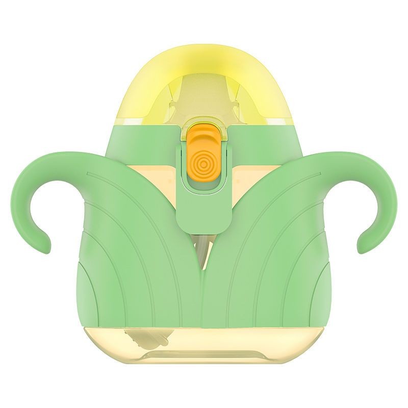 Cốc uống nước học tập Duckbill cho bé cốc Ngô PPSU Cốc uống nước có ống hút cầm tay Cốc uống nước tr