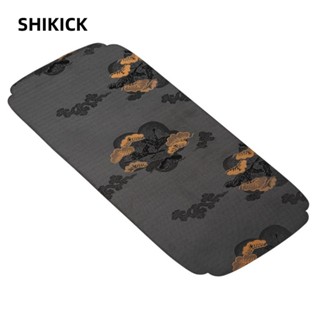 SHIKICK Thảm trà, Thảm bộ đồ ăn phong cách Trung Quốc dày, Thảm trải bàn sáng tạo chuyên nghiệp