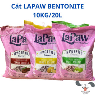 Cát vệ sinh cho mèo LAPAW BENTONITE than hoạt tính 10KG/20L - Lido House Shop & Hotel