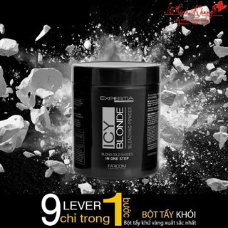 Bột tẩy KHÓI khử vàng Icy Blonde Expertia Farcom 500gr 