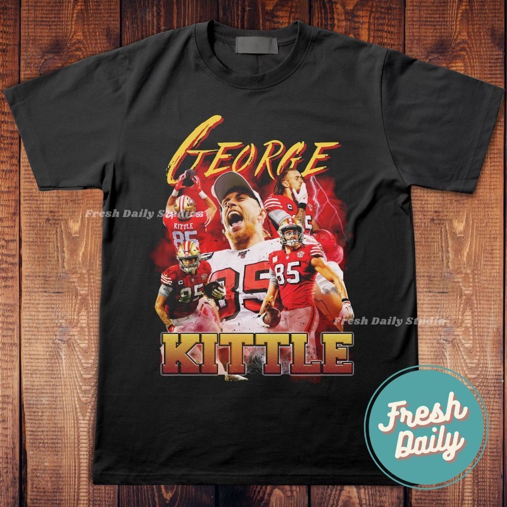 George Kittle T Shirt Niners Tee Sf 49Ers Áo 40 Niners T Shirt Niners Gear
