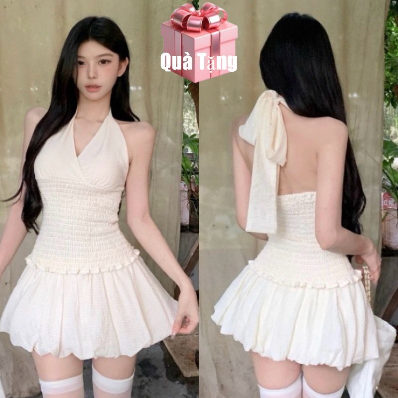 [ Đ-243 ] Đầm yếm chất thun xốp from bí có quần trong Women Nữ | BigBuy360 - bigbuy360.vn