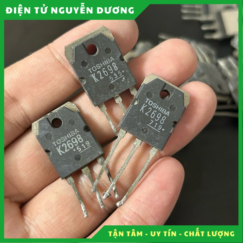 Mosfet K2698 tháo máy chính hãng Toshiba chất lượng tốt đã được kiểm tra kỹ trước khi bán