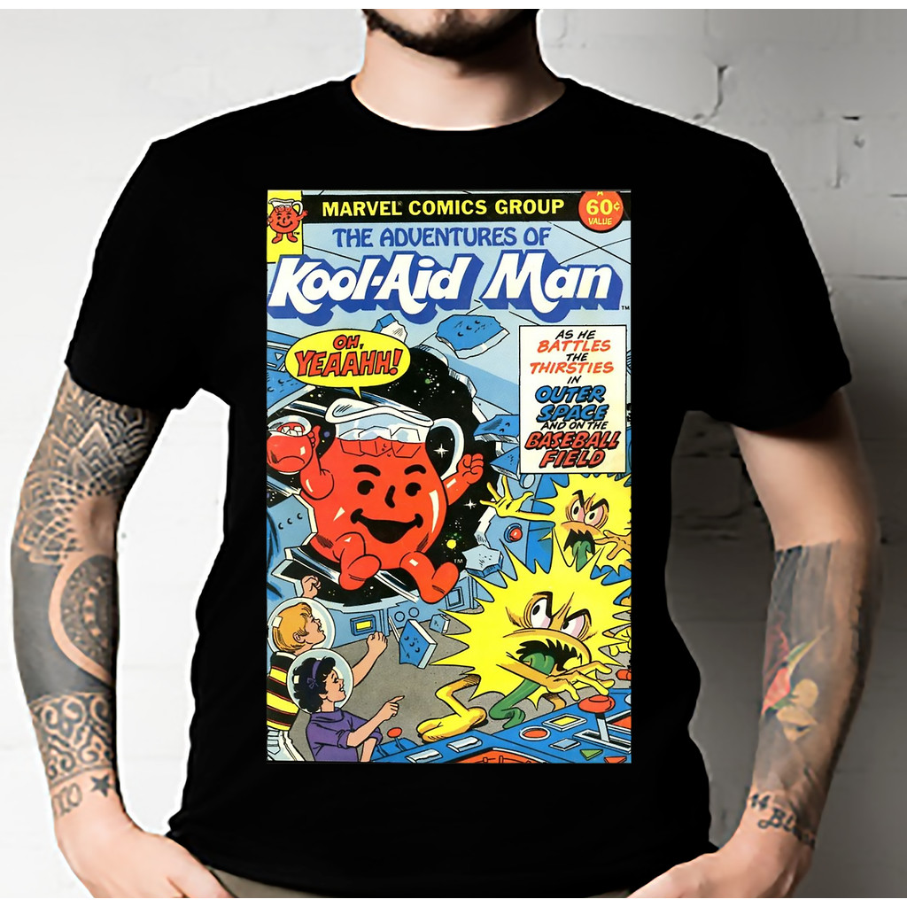 Áo thun cổ điển truyện tranh Kool-Aid Unisex