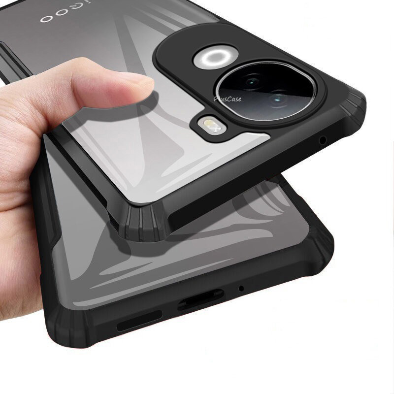 Dành cho Vivo iQOO Z9s / Z9s Pro / Z9 Lite / Z9 Turbo + Vỏ điện thoại túi khí Acrylic trong suốt Vỏ Silicon lai Vỏ chống sốc