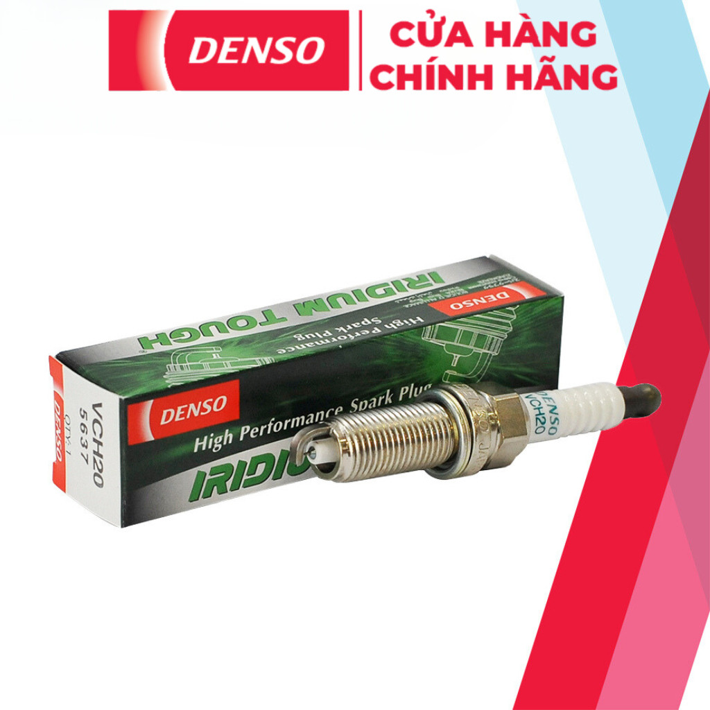 Bugi Ô Tô DENSO Iridium Tough VCH20 Siêu Bền, Dùng Cho Xe Đời Mới Toyota Vios, Mazda, Nissan - Mã MW