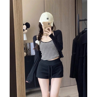 Quần đùi nữ quần short cạp cao ôm eo tôn dáng chất liệu nỉ hai da cao cấp