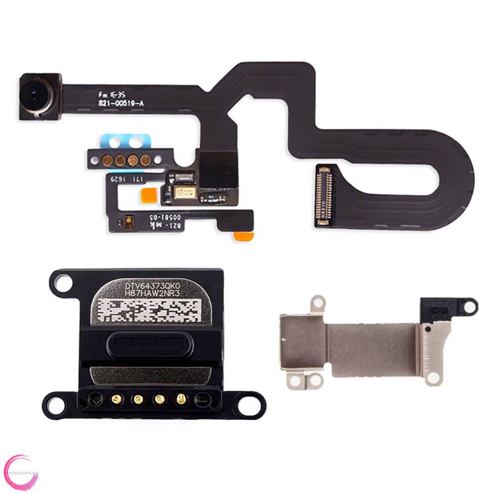 Camera Đối Mặt Trước Cho iPhone 7 7P 8 Plus Cảm Biến Ánh Sáng tiệm cận Cáp Ruy Băng Mềm + Loa Tai Nghe Giá Đỡ Kim Loại