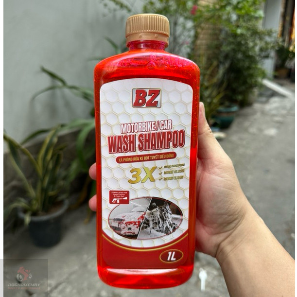 Xà bông BZ nước rửa xe Gloss Shampoo  siêu bọt rửa cực sạch, mùi thơm nhẹ, dưỡng bóng xe Mẫu mới