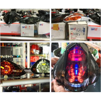 CHỤP XI NHAN / CHOÁ PHA ĐÈN / ĐUÔI ĐÈN LÁI SAU EXCITER 135 ( 5S ) 2011 ex11 APPI MALAYSIA tproracing