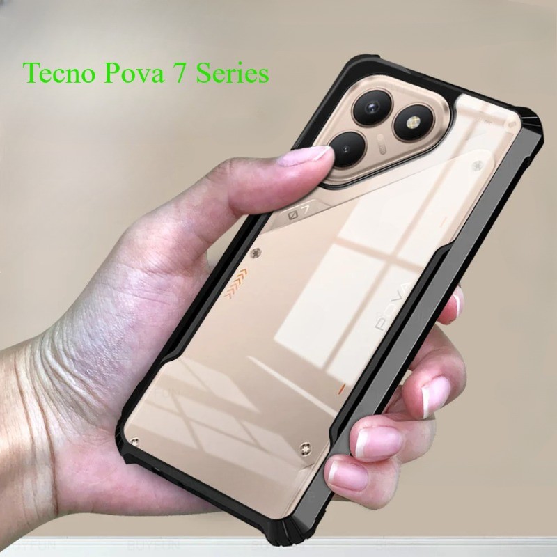 Vỏ Cho Tecno Pova 7 Pova7 Pova7 Pro TECNO Pova 7 Ultra Neo 4G 5G 2025 Acrylic Trong Suốt Vỏ Điện Tho