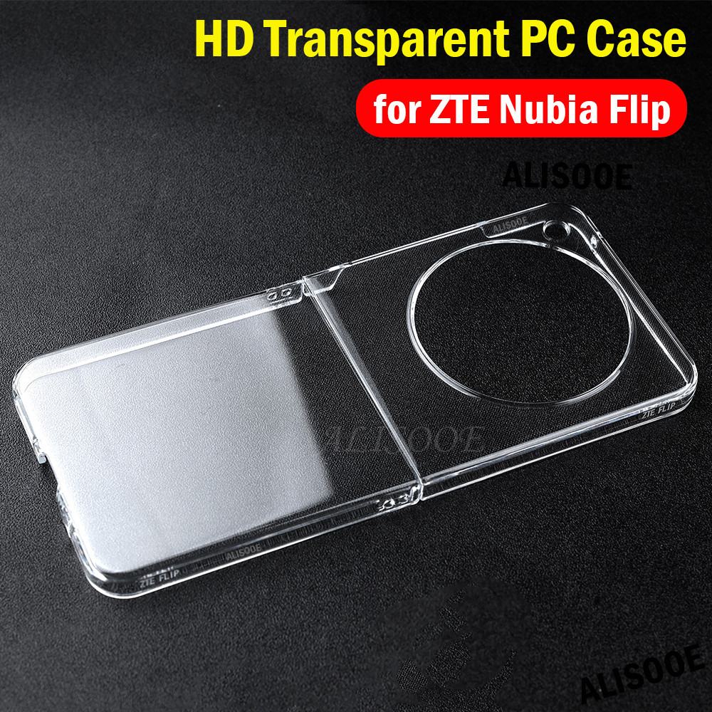 HD Trong Suốt Funda Cho ZTE Libero Flip 5G / Nubia Flip 6.9 "Ốp Lưng Siêu Mỏng Trong Suốt Chống Sốc 