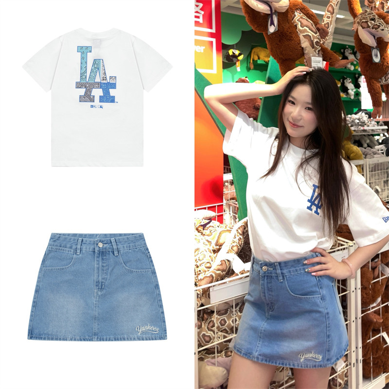 Váy thêu chữ Fashion MLB NY dành cho nữ, hàng có sẵn