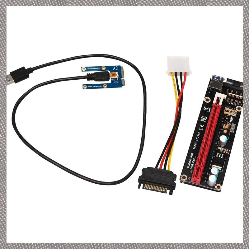 [U L Z R] Mini PCIe sang PCI Express 16X Riser cho máy tính xách tay Thẻ hình ảnh bên ngoài BTC Antm