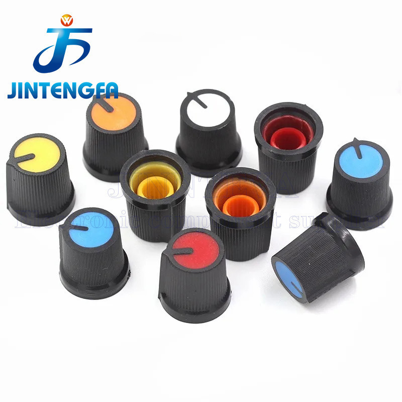 25 Cái / lốc WH148 AG3 Núm Điện Áp AG3 Núm Nhựa Đường Kính 6 Mm Tay Cầm Mận Vàng Cam Xanh Trắng Đỏ *