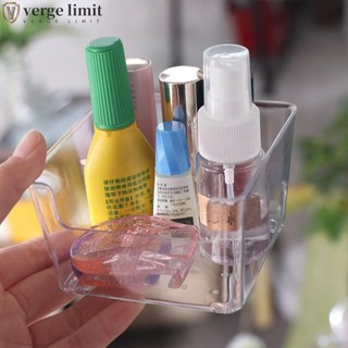 Hộp ghi chú trong suốt VERGE LIMIT, Hộp đựng ghi chú Acrylic sang trọng chống thấm nước, Giấy thẻ INS Trong suốt hiệu quả Bàn sắp xếp văn phòng