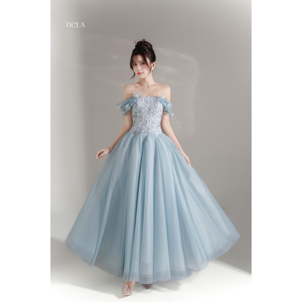 TIELA Đầm váy dài kết hoa-Lilla Dress | BigBuy360 - bigbuy360.vn