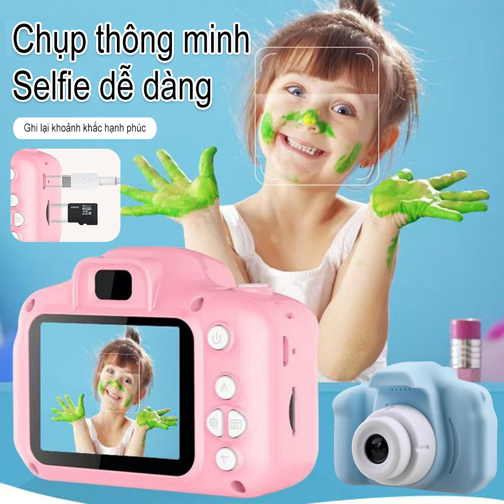 Máy Ảnh Có Thể Phù Hợp Với Trẻ Em Hoạt Hình Dễ Thương Digital Camera HD Mini Kỹ Thuật Số.