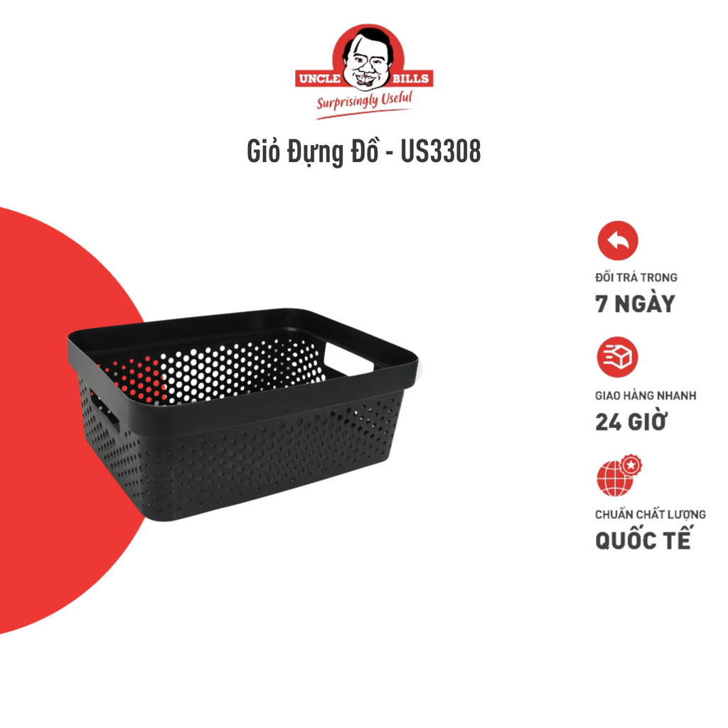 Giỏ Đựng Đồ 35X26X20CM UNCLE BILLS US3308