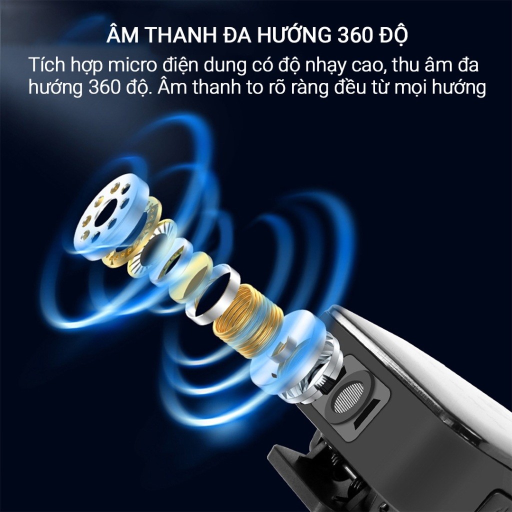 Micro Puluz không dây điện thoại cài áo khử nhiễu chống ồn nhỏ gọn ghi âm livestream trợ giảng quay phim - Chính hãng | BigBuy360 - bigbuy360.vn