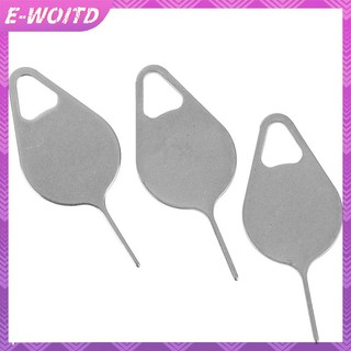 E-woitd 3 Cái / bộ Khay Sim Loại Bỏ Eject Pin Dụng Cụ Chìa Khóa Không Gỉ Cho Điện Thoại HNVN