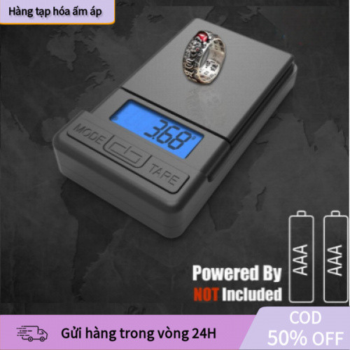 【COD】Cân Điện Tử Mini 0.01g – Cân Bỏ Túi Cà Phê, Trang Sức, Trà Bột, Đá Quý, Có Màn Hình Đèn Nền