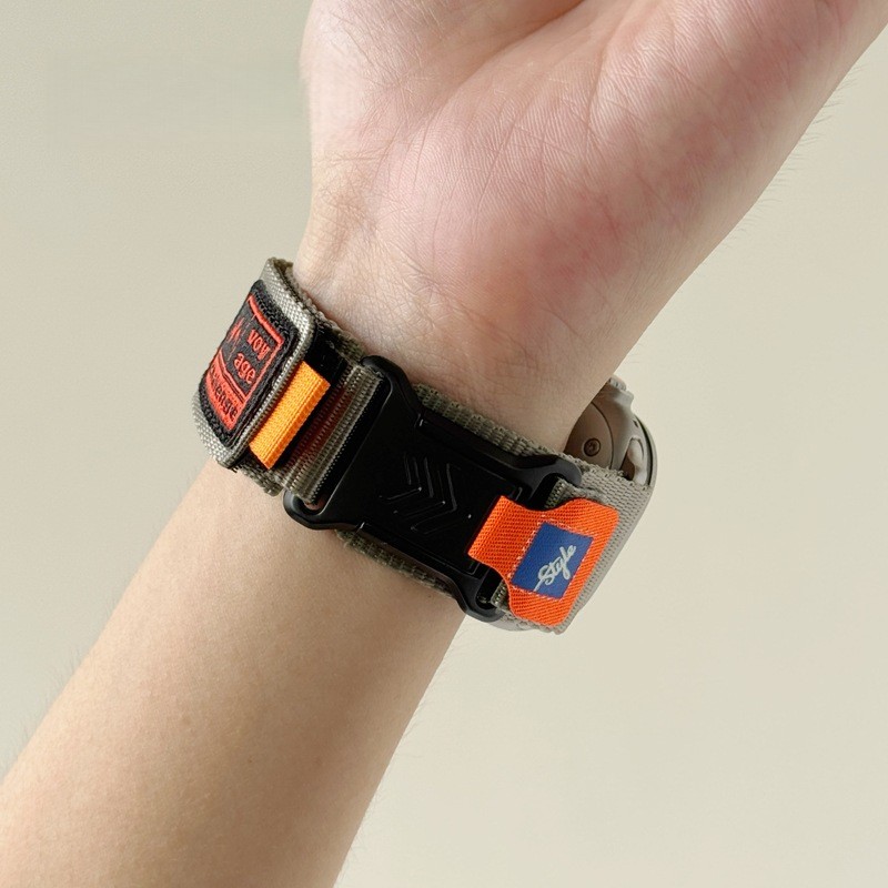 Dây đeo đồng hồ bằng nylon đàn hồi,Dây đeo đồng hồ khóa từ, cho Apple Watch Series 10 9 8 7 6 5 SE 4