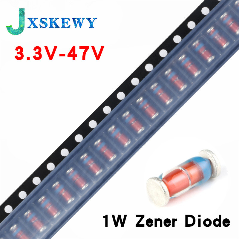 Chip gốc 20 CÁI 1W Zener Diode SMD Diode ZMM5V1 ZMM3V0 3V3 3V9 4V7 5V1 7V5 8V2 10V 12V 15V 18V 20V 2