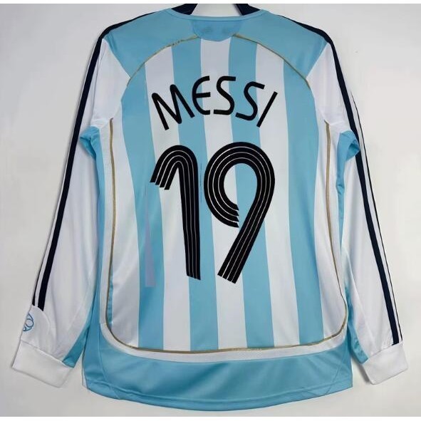 Chất Lượng Hàng Đầu Retro Dài Tay 1986 1998 2006 2014 Argentina Retro Bóng Đá Áo Thun Thể Thao Áo Ng