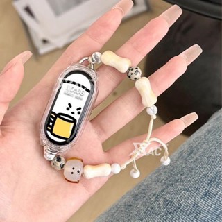 Ốp Lưng + Dây Đeo Cho Xiaomi Mi Band 9 8 7 Dây Đeo Đồng Hồ Thể Thao Silicon Dây Đeo Tay Mi Band 5 6 Vòng Tay Cho Xiaomi Band 3 4 Dây Đeo