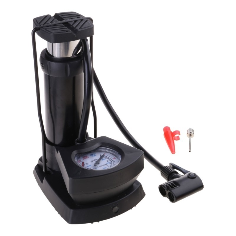 Bơm chân bơm hơi lốp EV có đồng hồ đo áp suất 160PSI