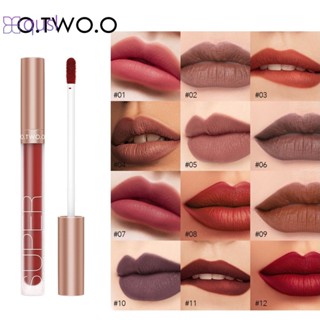O.two.o Velvet Matte Lip Glaze Son bóng lâu trôi Son môi Lips Cosmetics qusl
