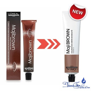  Màu nhuộm phủ bạc cao cấp LOREAL Maji Fashion Majibrown 50ml   New 2024   