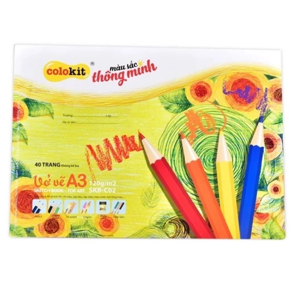 Vở Vẽ A3 SKB-C02 - Thiên Long