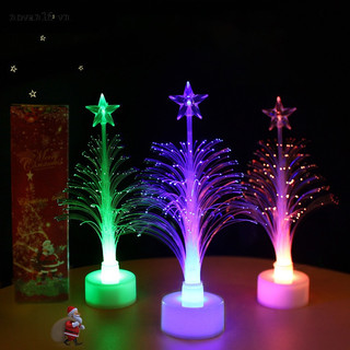 Đèn ngủ LED thay đổi màu sắc hình cây thông Noel trang trí đẹp mắt