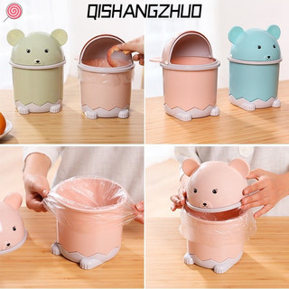 Thùng rác mini hình gấu trúc dễ thương để bàn HSU