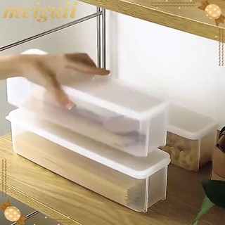 Hộp bảo quản ngũ cốc meiguii, có hộp đựng spaghetti mì di động coverkitchen, hộp spaghetti trong suốt 4 màu gia đình di động phụ kiện nhà bếp