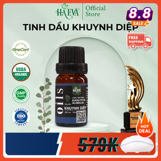 [HAEVA Official] Tinh Dầu Khuynh Diệp HA EVA - Tinh Dầu Xông Phòng 100% Thiên Nhiên, Giúp Giải Cảm
