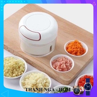 Máy Xay tỏi cầm tay,Ớt,hành,thịt Mini đa năng Tiện Dụng,dụng cụ xay tỏi 1131