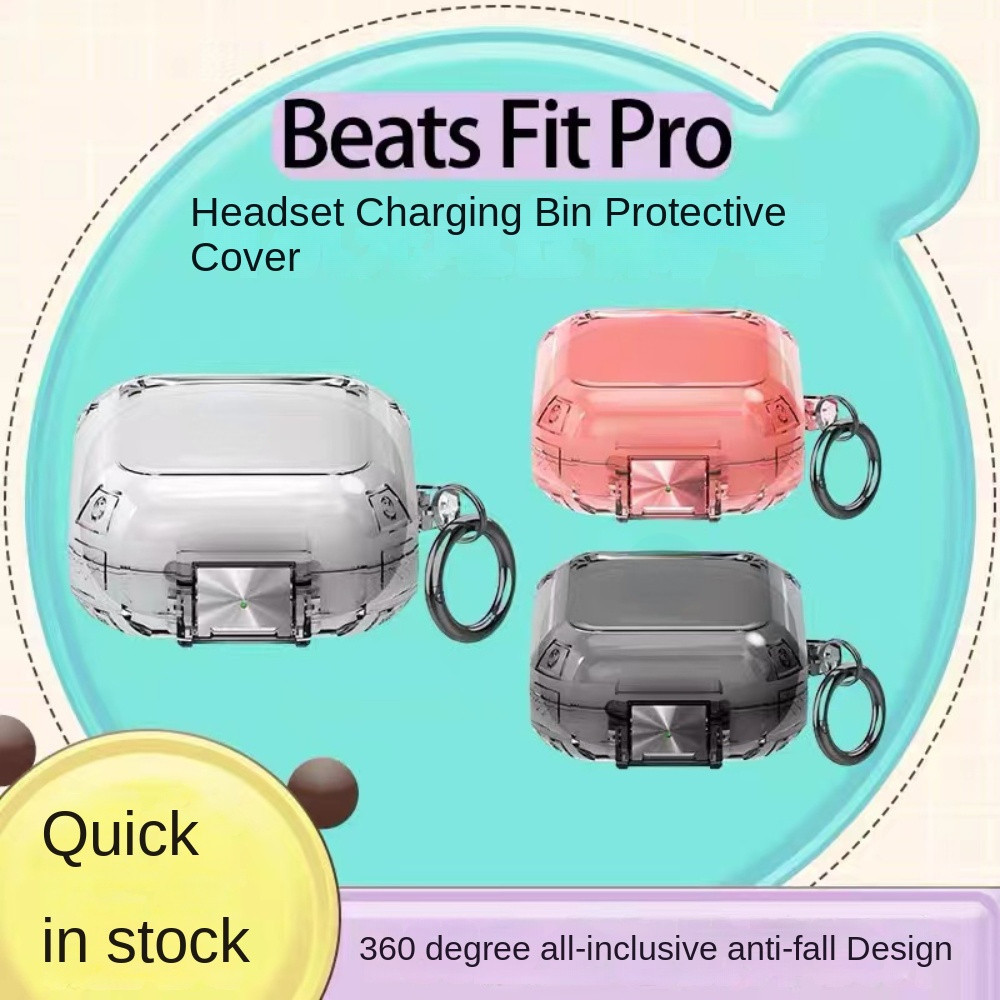 Dành Cho Beats Fit Pro Ốp Lưng Cặp Đôi Vỏ Tai Nghe Chống Bụi Đơn Giản Cho Beats Fit Vỏ Bảo Vệ Trong 