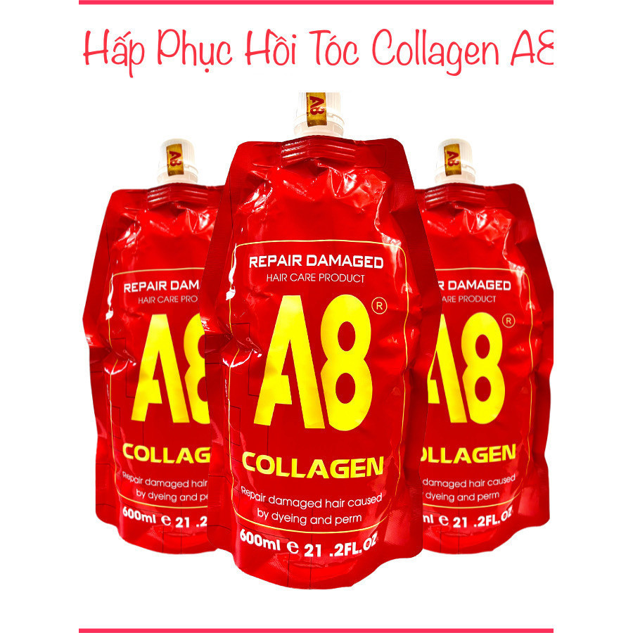 Hấp dầu ủ tóc Collagen A8 600ml