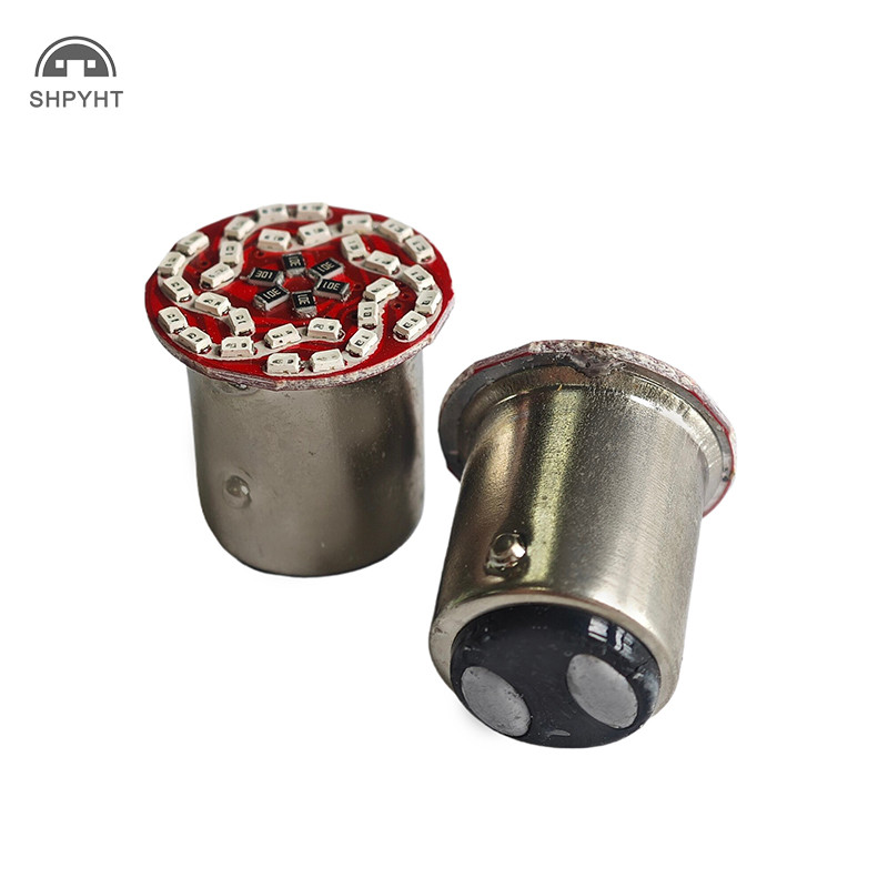 [Shpyht] 2 Chiếc 1156 1157 Led RGB 2025 30LED DRL Đèn Dừng Đảo Chiều Đèn Đỗ Xe 12V Xe Máy Nhấp Nháy 