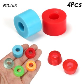 Set 4 ống lót ván trượt QINJUE đệm PU chống va đập 24 * 11 / 16mm