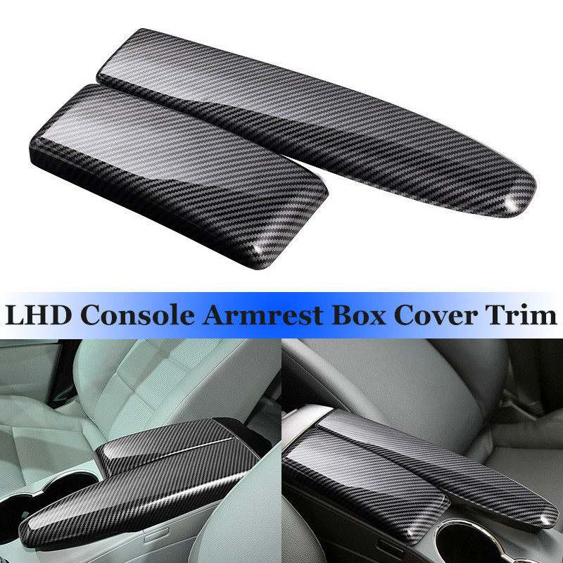 2 Chiếc LHD Xe Điều Khiển Trung Tâm Tay Hộp Viền Bao Phù Hợp Cho Xe Mercedes Benz W204 X204 W212 X20