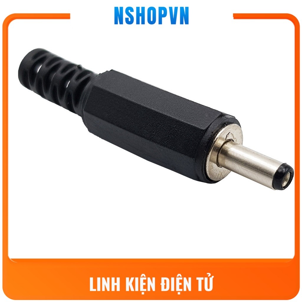 Jack DC đực 3.5x1.3 mm
