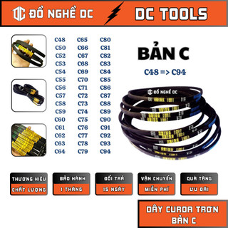 Dây Curoa (Cô Loa) Đai Thang Bản C Thái Lan Hàng Đẹp, Chính Hãng Masuka Từ C48 đến C94 khả năng chịu nhiệt và dầu tốt