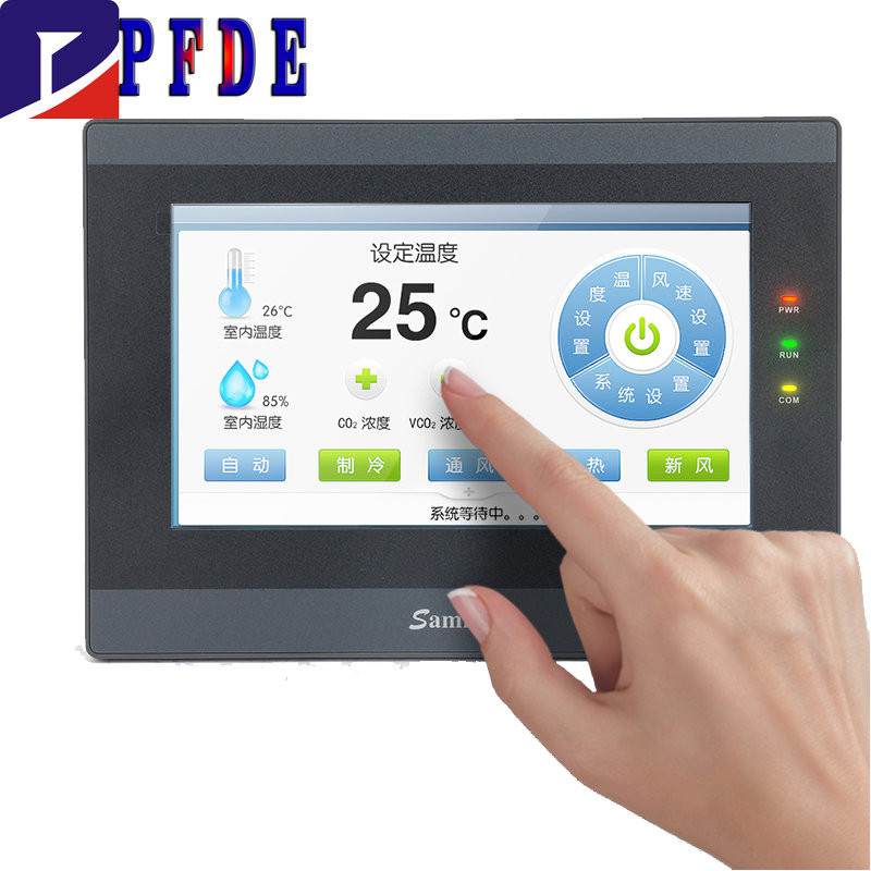 100% Màn hình cảm ứng Samkoon HMI SK-043QT DC 24V 4,3 inch mới, độ phân giải 480*272